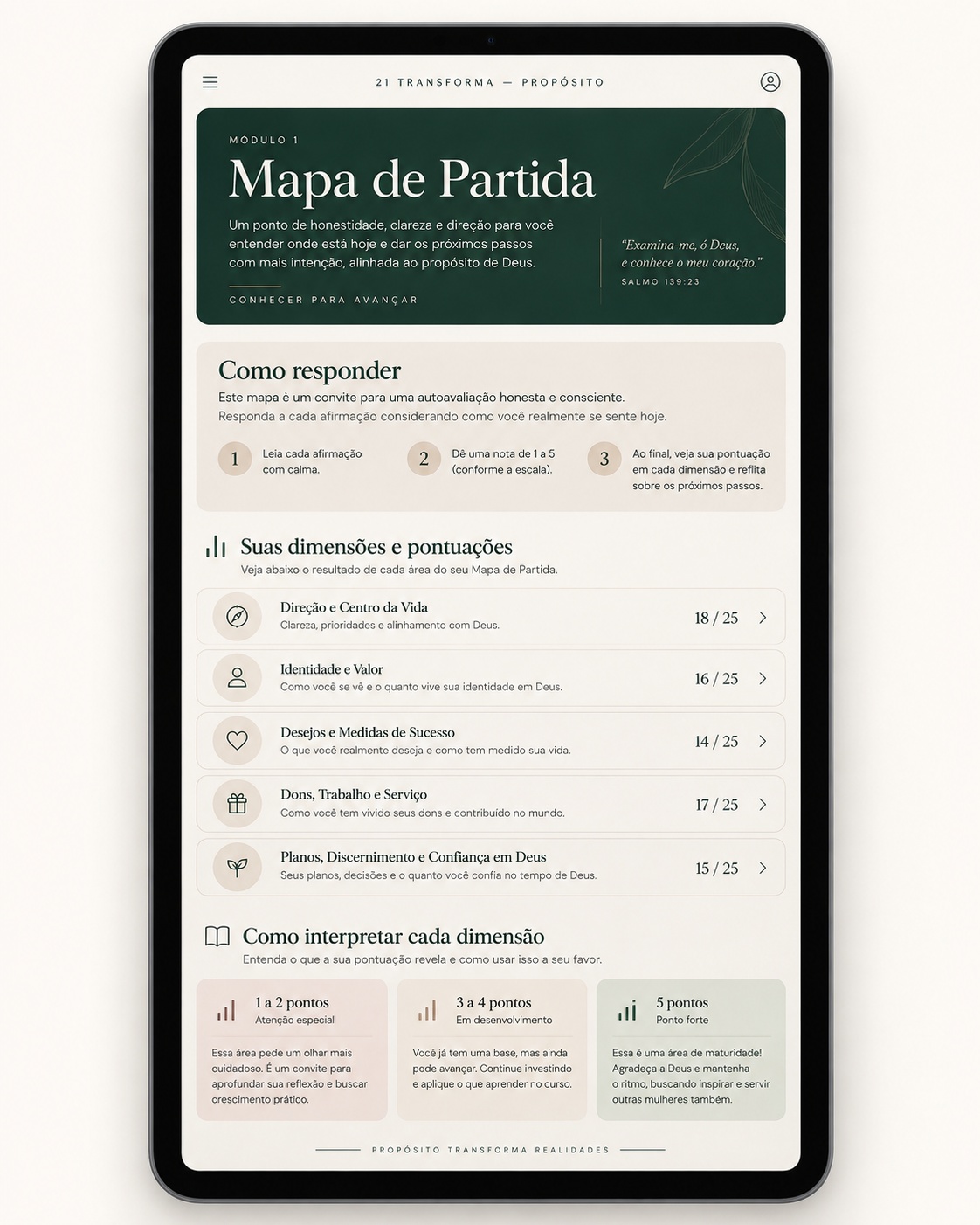 Mapa de Partida do 21 Transforma