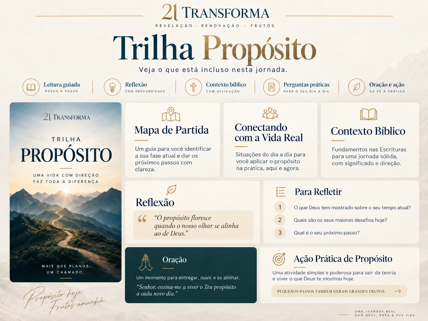 Mockup da trilha Propósito